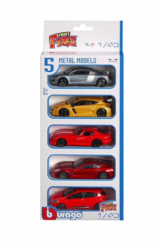 Bburago Maisto France Pack of 5 Vehicles 1/43, 30007, Random Colour - Image 3