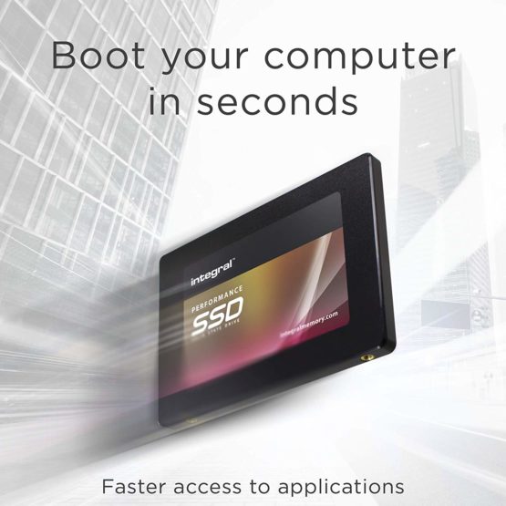 Integral P Series 5 480GB SATA III 2.5 Internal SSD, up to 560MB/s Read 540MB/s Write, Black - Image 2