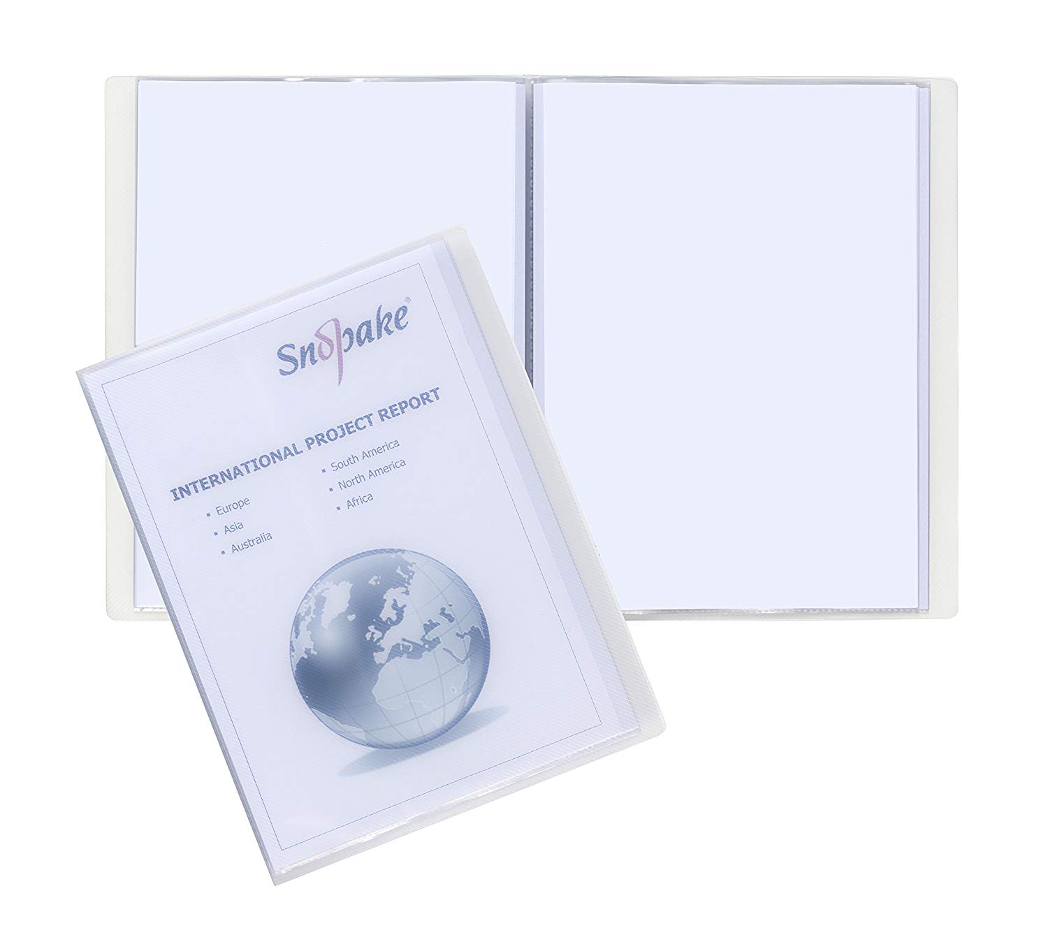 Snopake A4 Clear Premium Klembinder [Pack van 10] Capaciteit 100 vel [12772