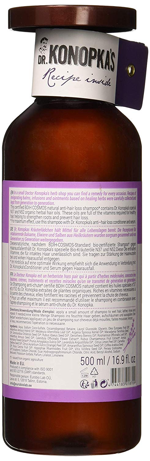 Dr.Konopka's Anti Hair-Loss Shampoo, 500 ml, multicolour, 500 ml (Pack of 1) - Image 2