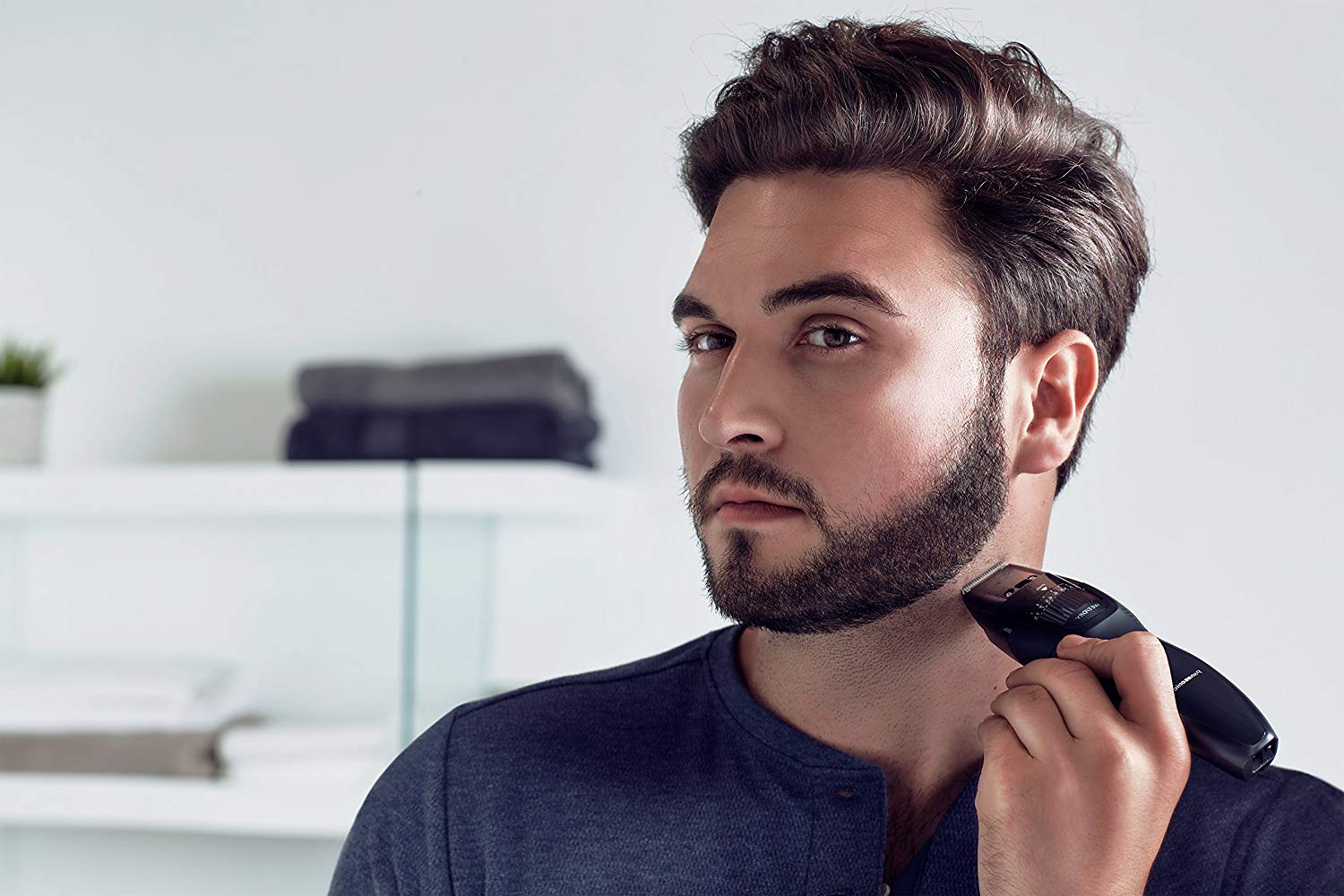 Panasonic ERGB42 Wet & Dry Electric Beard Trimmer for Men with 20