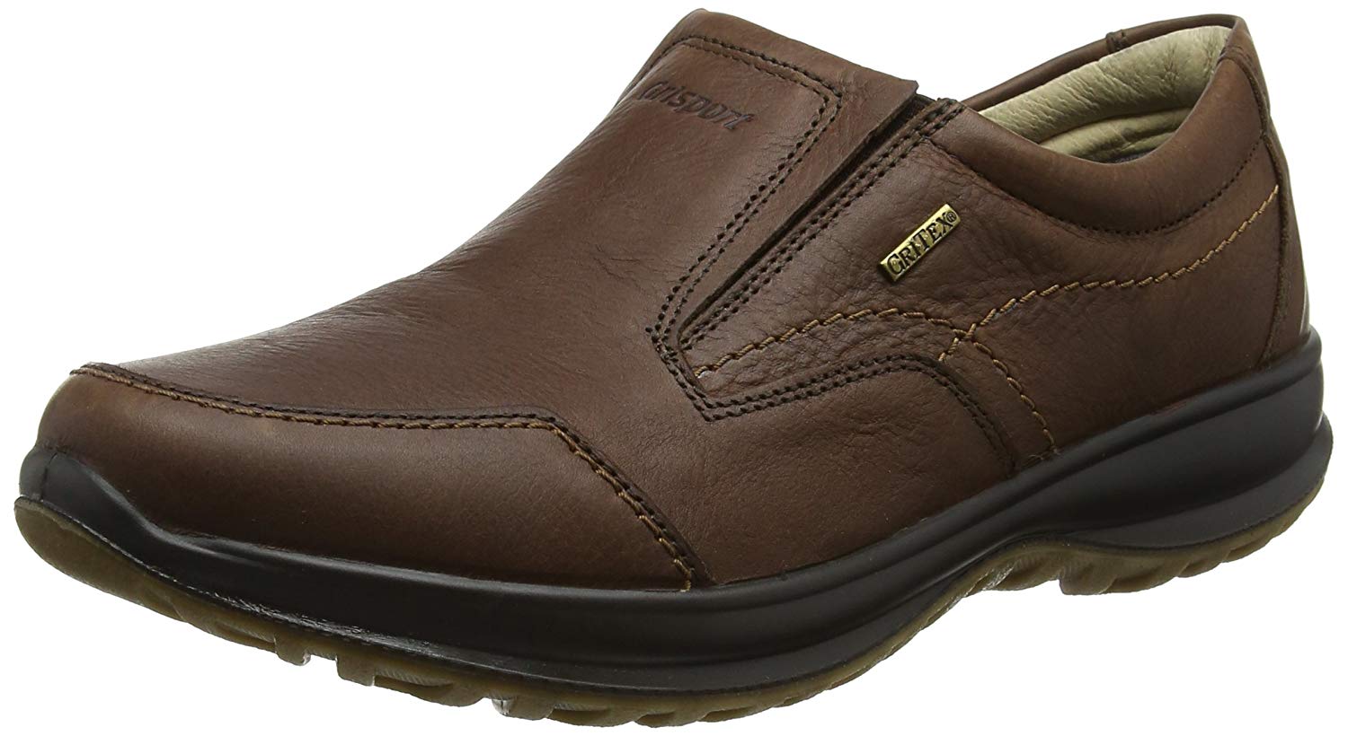 Grisport Men's Melrose Slip on shoes, Brown, 11 UK
