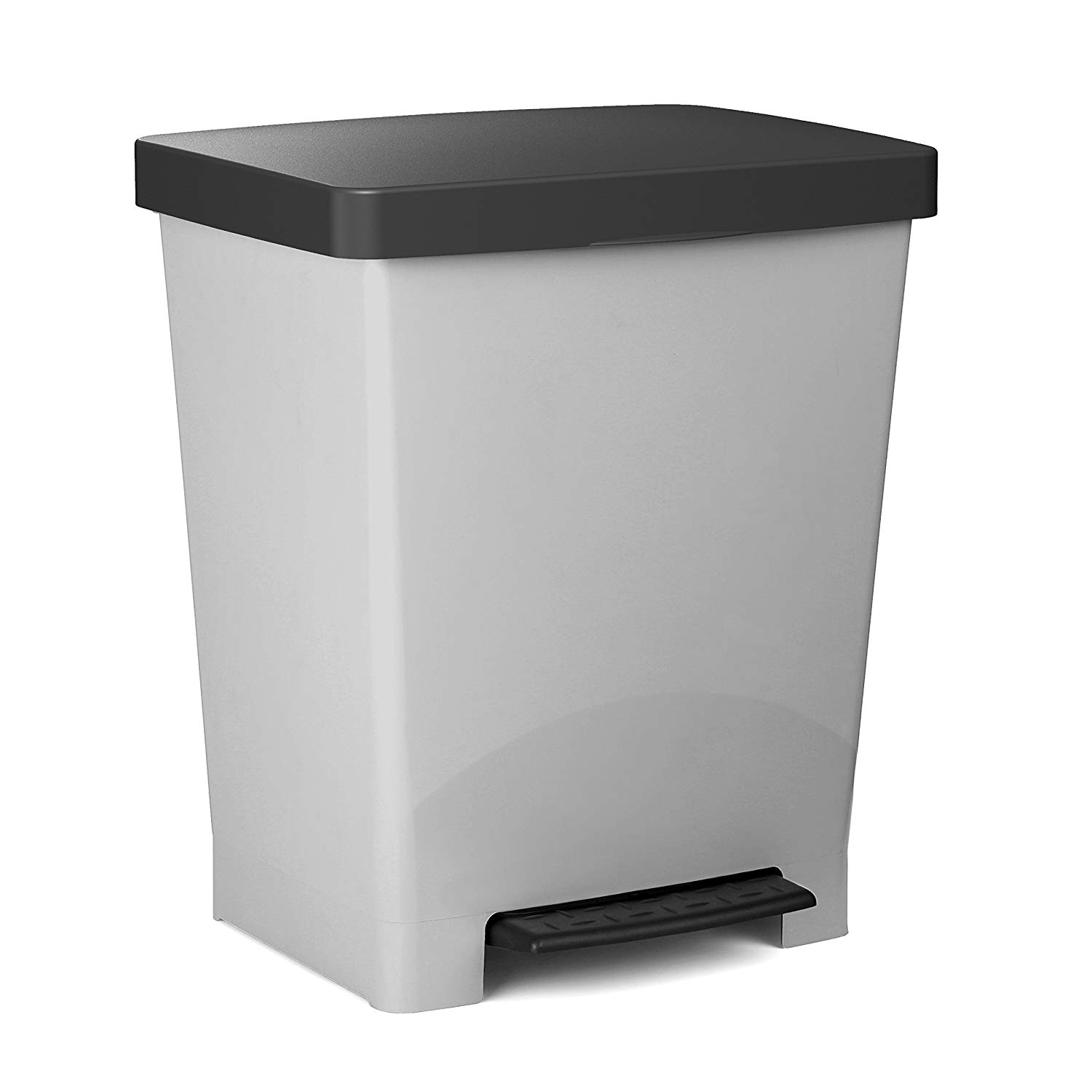 TATAY Cubik Rubbish Bin Kitchen with Pedal 21L, 21L Ecohome, 33.5 x 30 x 39 cm