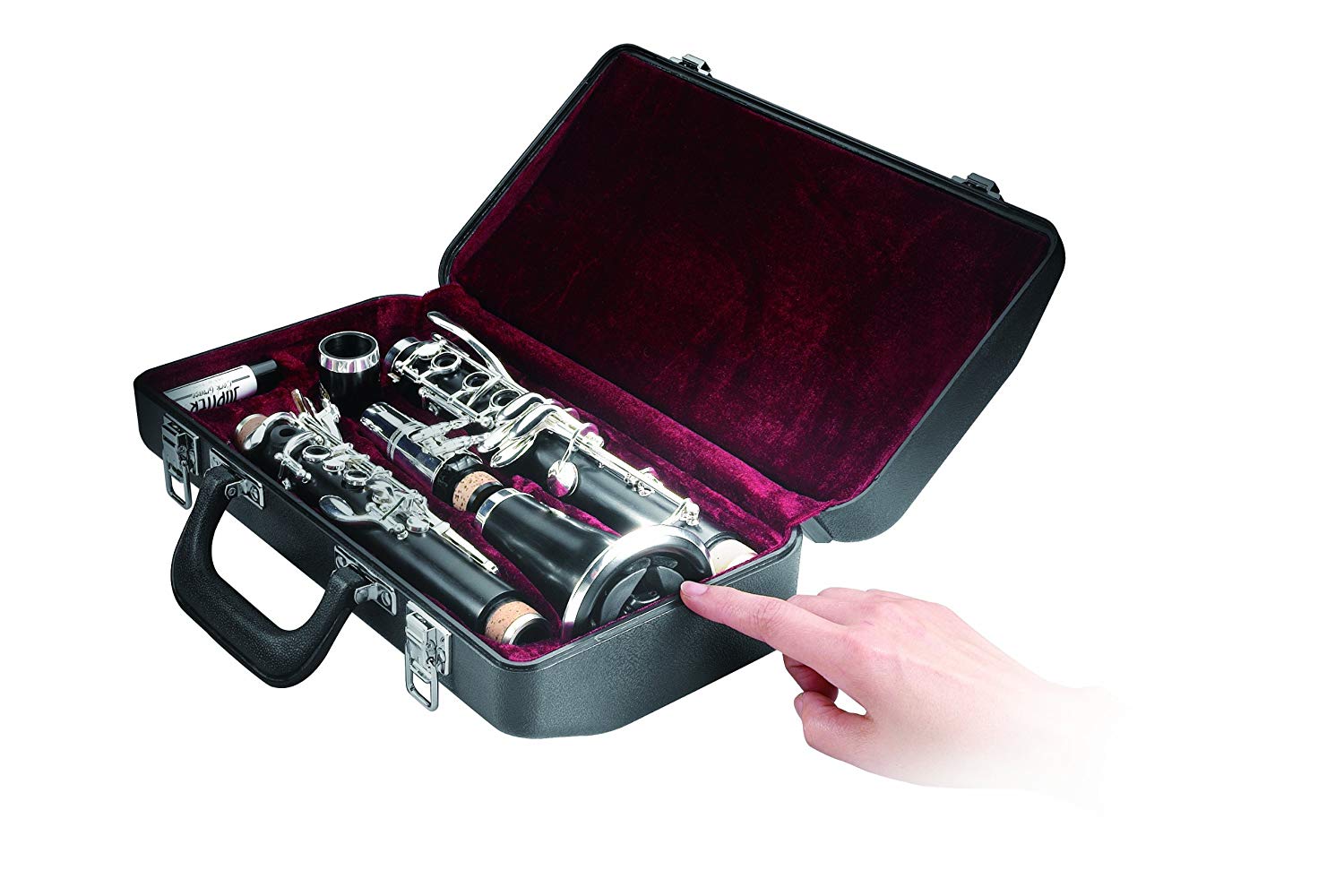 Hercules DS440B In-Bell Clarinet Stand, Black, 14.17 inches x 6.89 inches x 2.6 inches - Image 4
