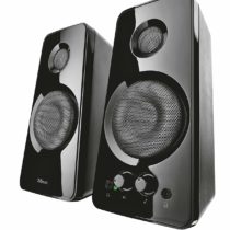 Trust Tytan 2.0 PC Speaker Set, USB Powered Sound System, Plug and Play Speakers, Bass Control, 36 W Peak Power, Wired Speakers for Tablet, Mac, Phone, Smartphone, TV - Black