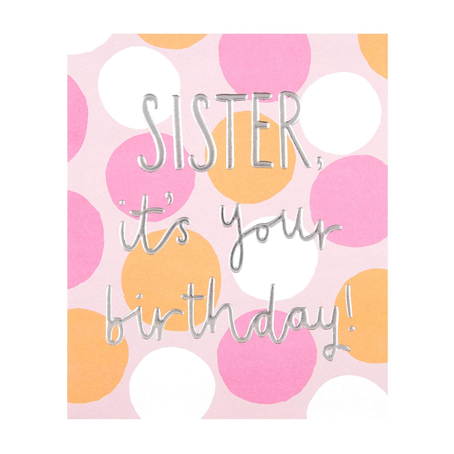 Hallmark 25508135 Sister Birthday Studio Card "Blank" - Small - Image 2