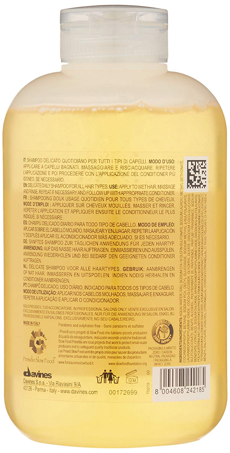 Davines Essential Haircare Shampoo, Dede 250 ml (Pack of 1) - Image 2