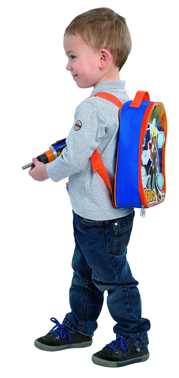 Smoby 360136 Bob The Builder Tools Bag, Blue - Image 4