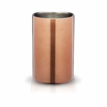 BarCraft Wine Cooler Bottle Holder with Copper Finish in Gift Box, Stainless Steel, 11 x 19 cm