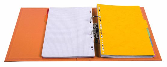 Exacompta Prem'Touch PVC Lever Arch Files, A4, 50 mm Spine, 2 Rings - Assorted Vivid colours, Pack of 10 - Image 4