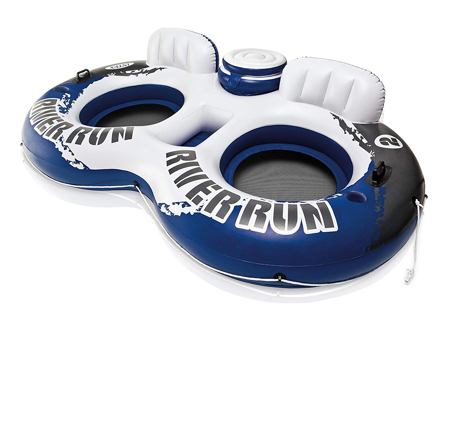 Intex River Run Inflatable Wheel Double Wheel Black, Blue, White, 243x157 cm