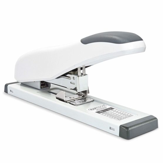 Rapesco 1386 Germ-Savvy Antibacterial: ECO HD-100 Heavy Duty Stapler - Soft White