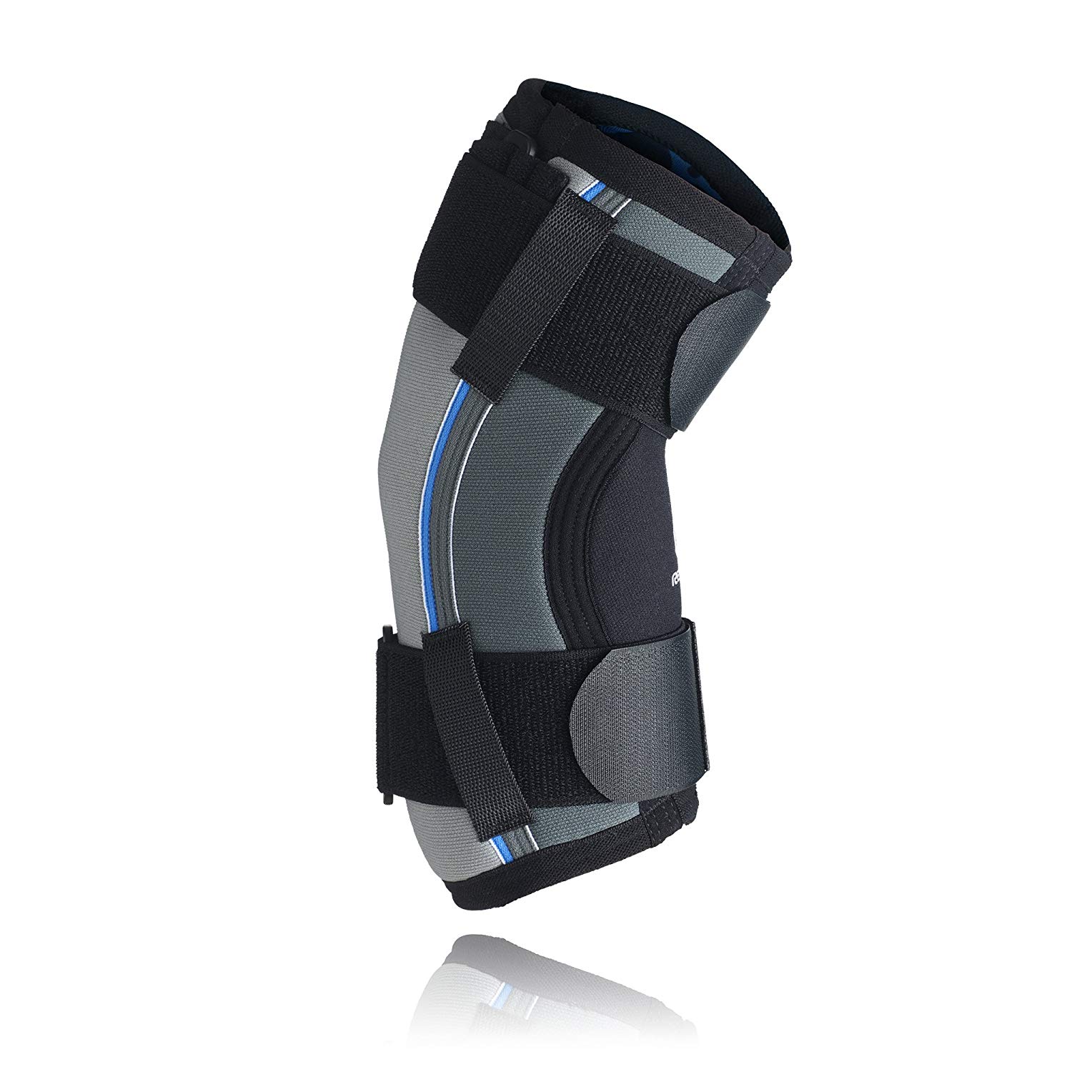 Rehband Power Line Neoprene Brace Right Elbow Support - Grey, X-Large, XL - Image 3
