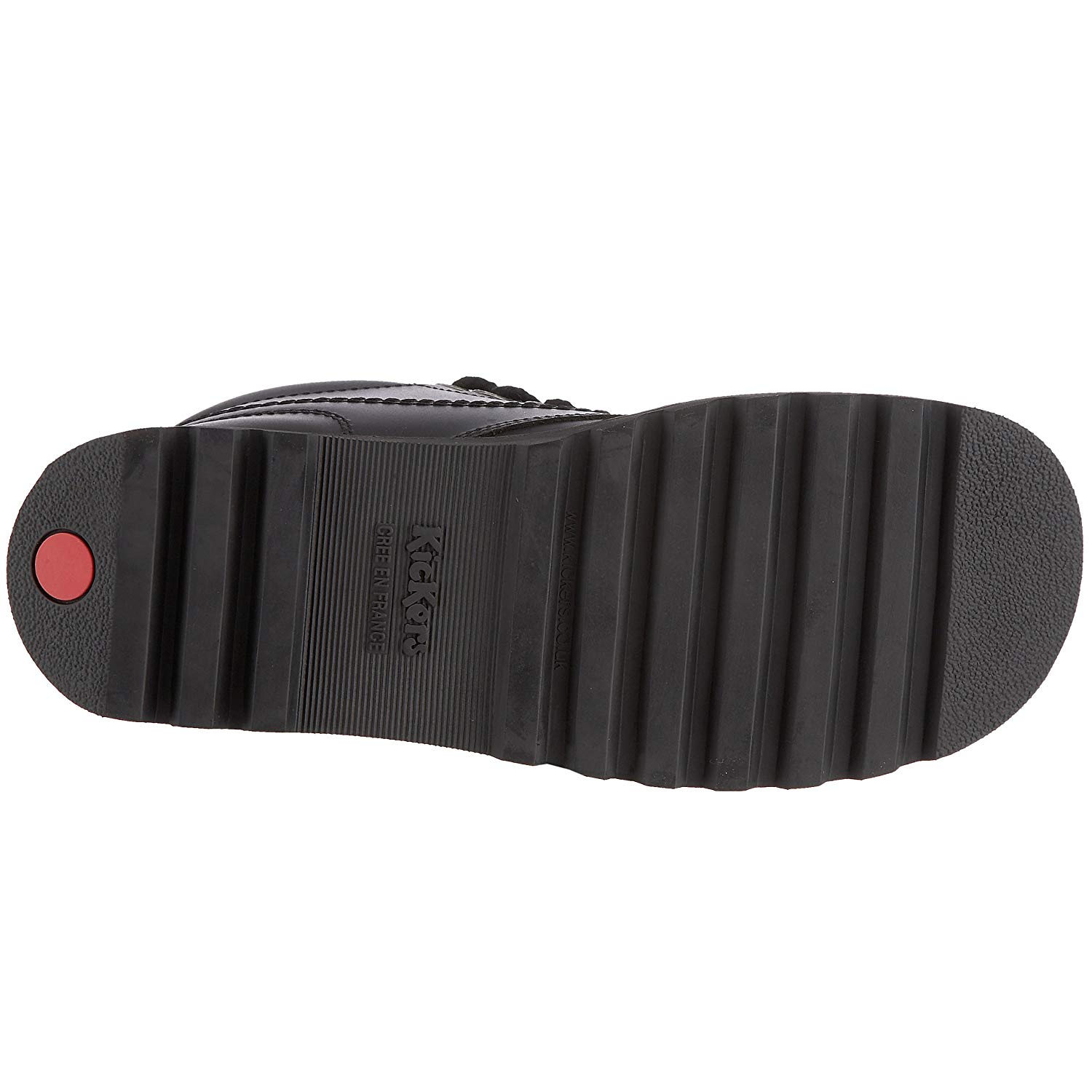 Kickers Mens Kick Hi Core School Shoes Black 10 UK - Image 4