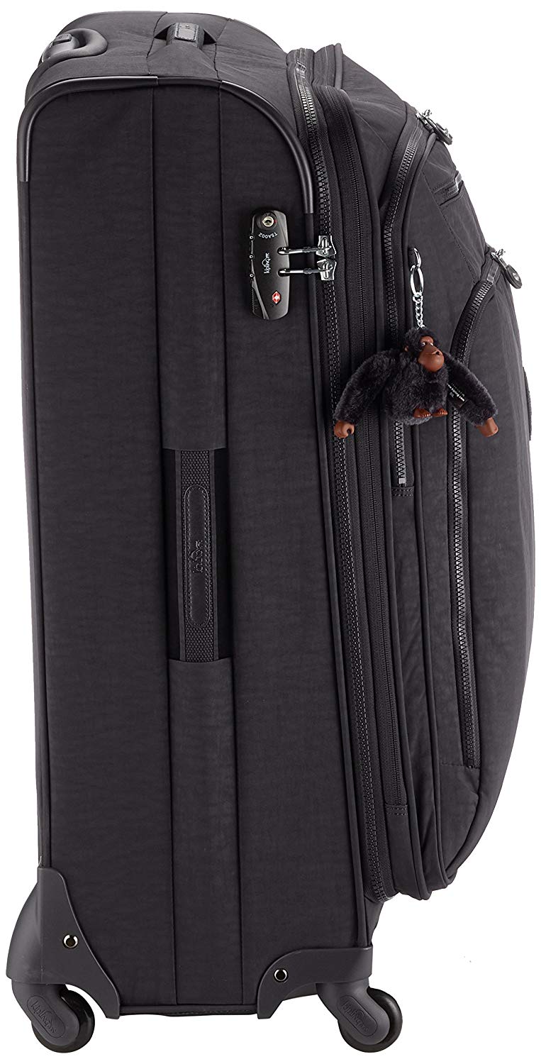 Kipling Youri Spin 78, Spinner, 78 cm, 99 Litres, Black (True Black