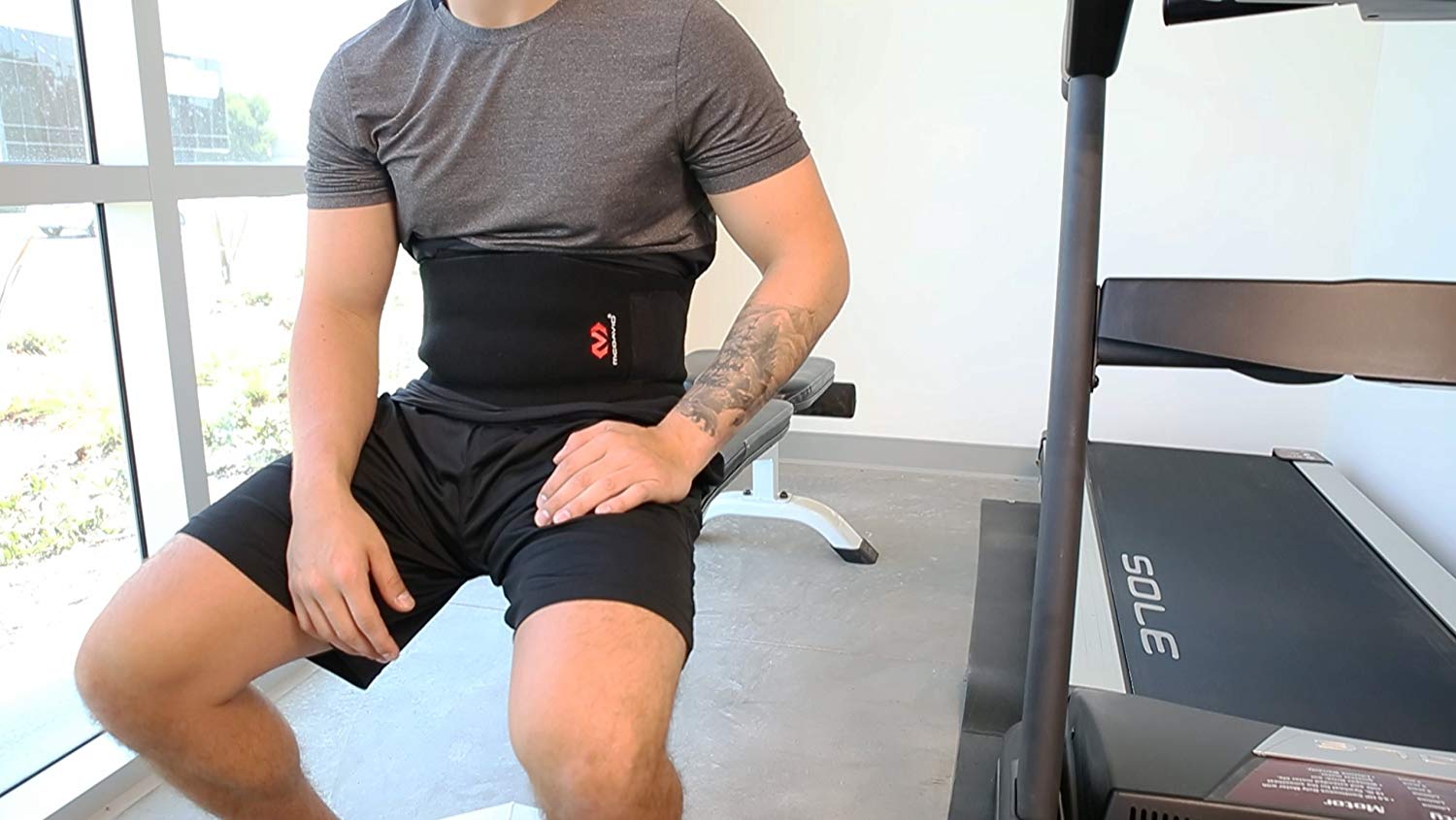 McDavid Unisex's Nylon Waist Trimmer-Black, Universal - Image 2