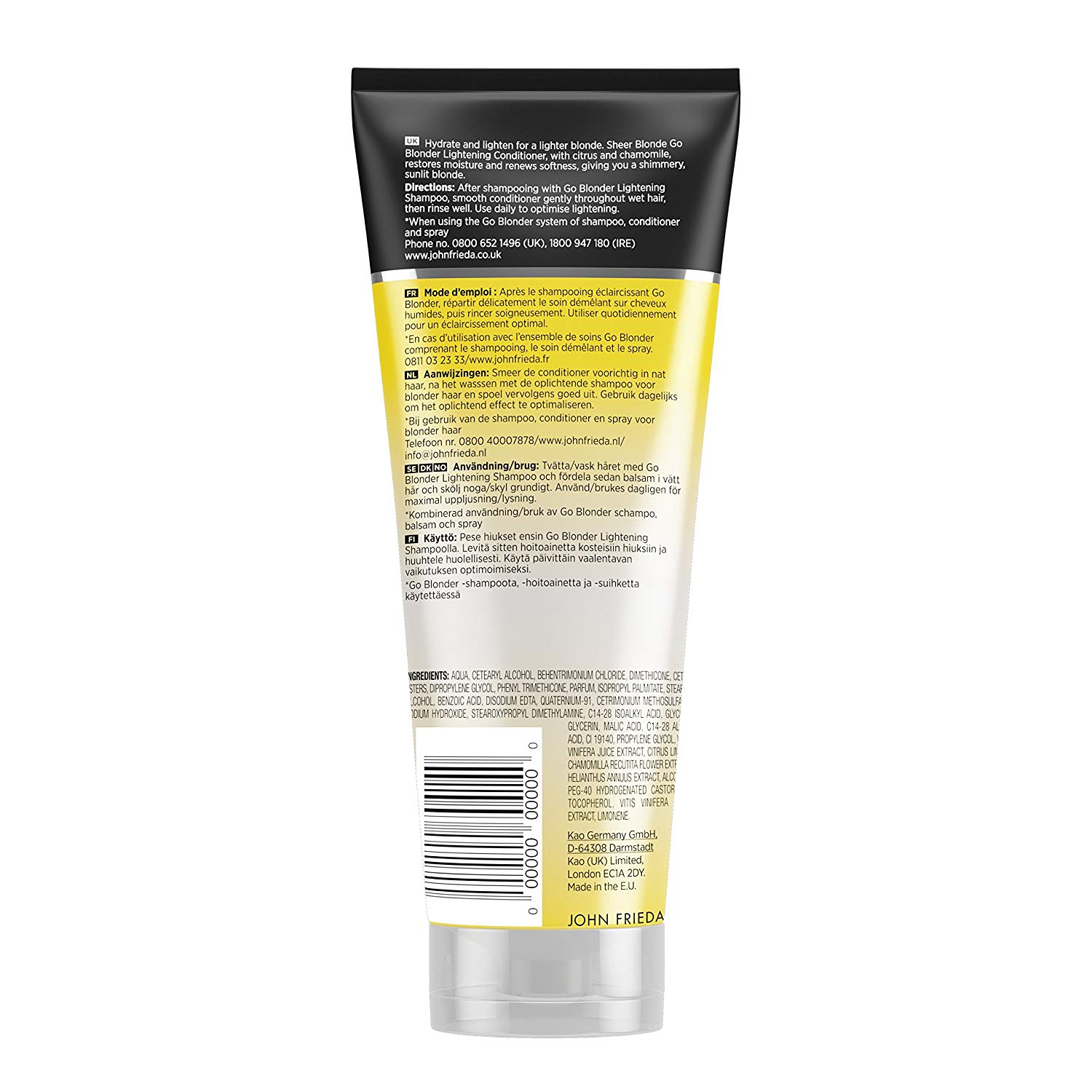 John Frieda Go Blonder Lightening Conditioner for Blonde Hair 250 ml, 250 ml (Pack of 1) - Image 2