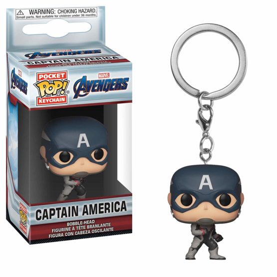 Funko 36678 Pocket POP Keychain: Avengers Endgame: Captain America Collectible Figure, Multicolour - Image 2