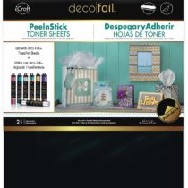 Thermoweb Deco Foil Peel N Stick Toner Sheets 8 X 10-inch 2/Package, Acrylic, Multicolour, 0.1x9x11.5 cm
