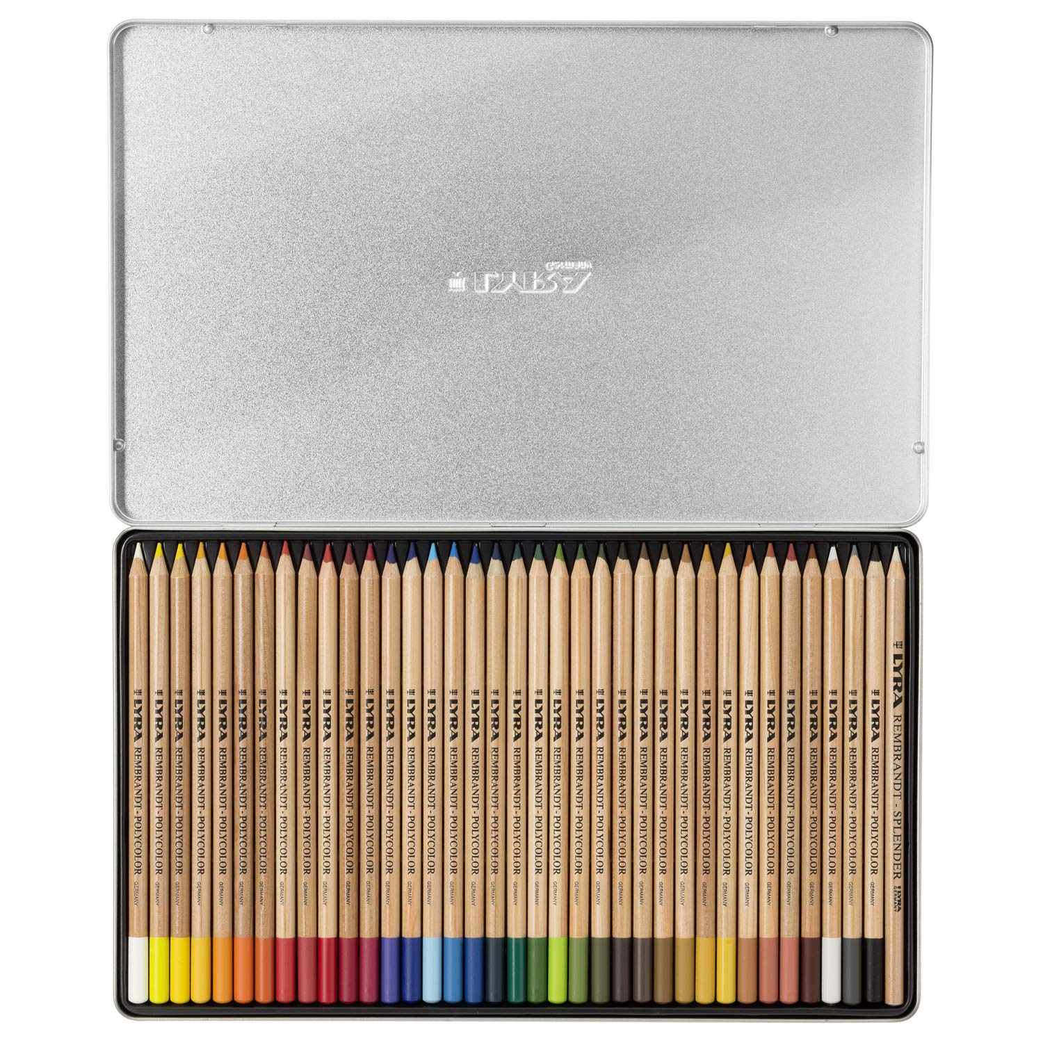 LYRA Rembrandt Polycolor, Fine Art Coloured Pencil Set, 36 Assorted Colours, For Professionals & Students - Image 2