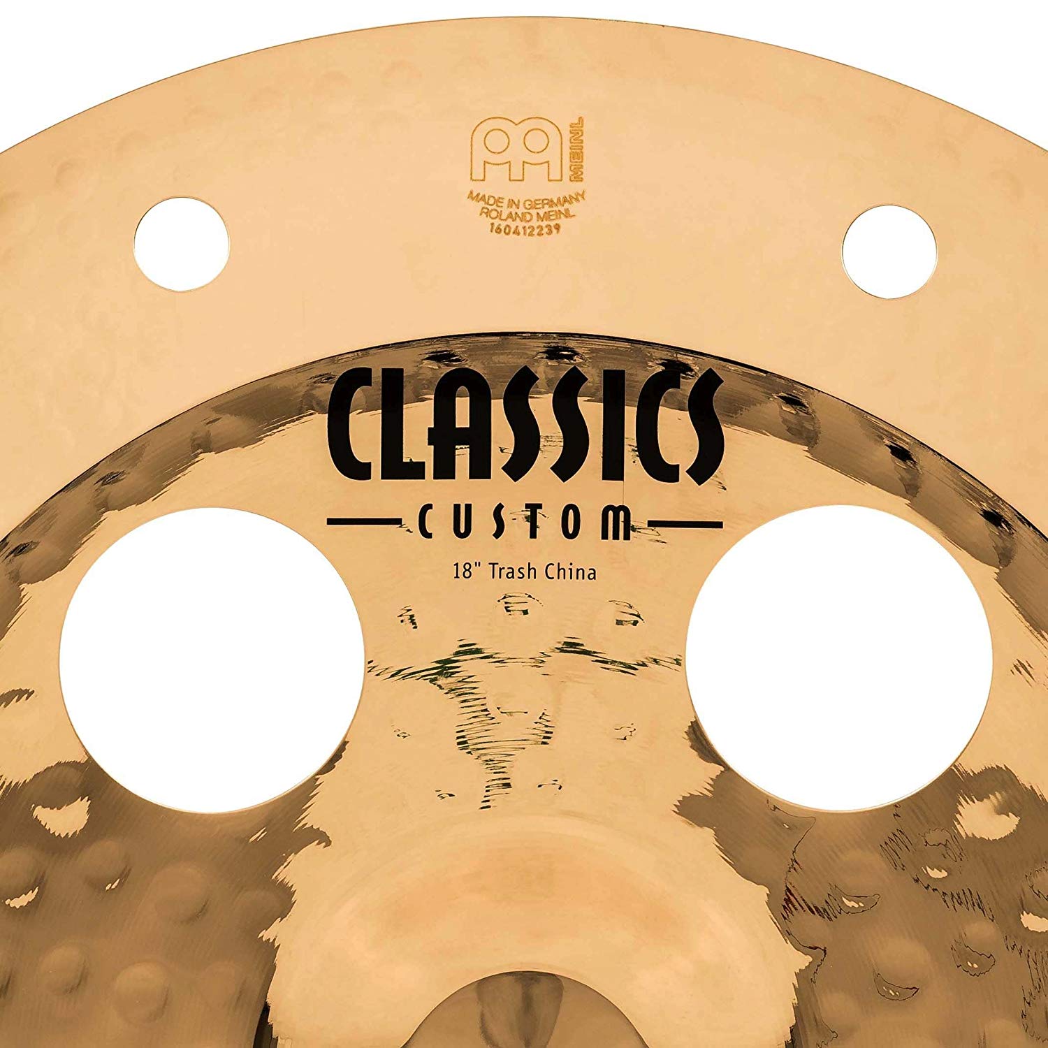 Meinl Cymbals Classics Custom Brilliant Trash China Cymbal 18 inch (Video) for Drum Set (45,72cm) B12 Bronze - Image 4
