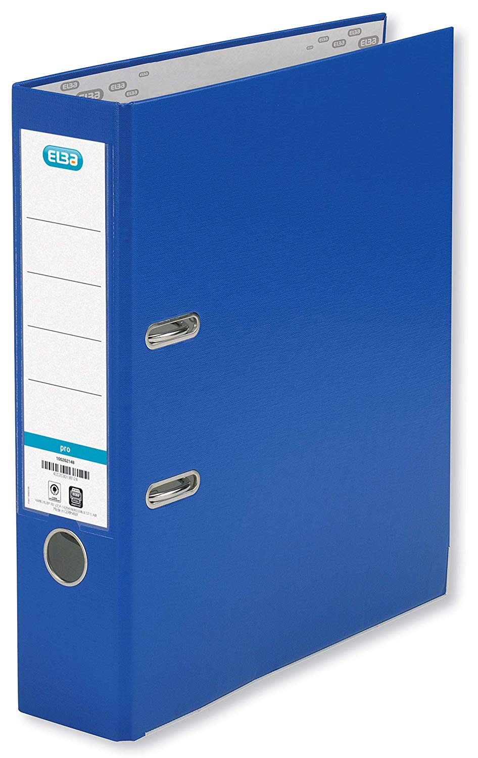 Elba Lever Arch File, A4 Plastic on Board file, Assorted, Pack of 3