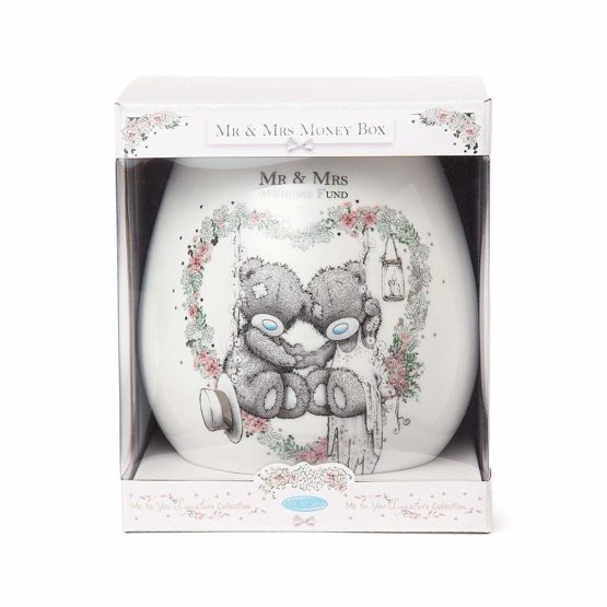Me To You AGX01006 Tatty Teddy Wedding Fund Moneybox, Gift Boxed
