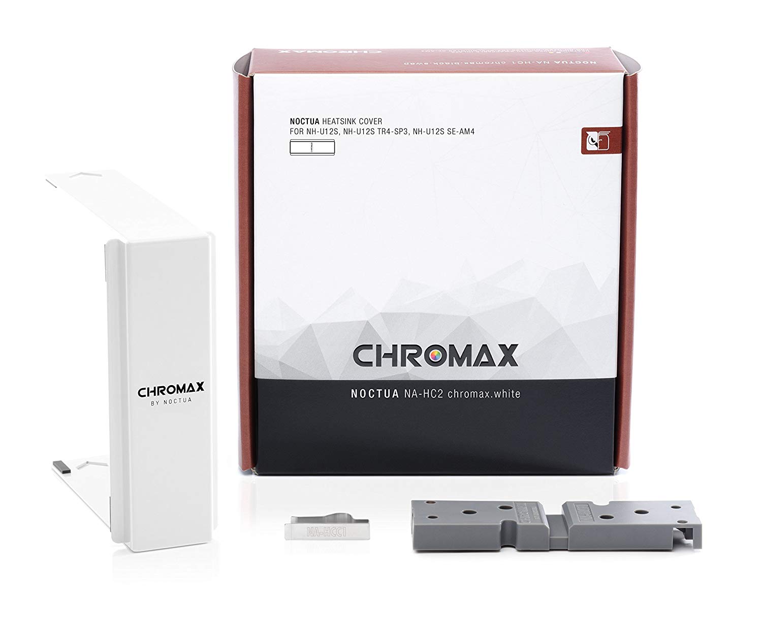 Noctua NA-HC2 chromax.white, Heatsink Cover for NH-U12S, NH-U12S TR4-SP3, NH-U12S DX-3647 & NH-U12S SE-AM4 (White) - Image 2