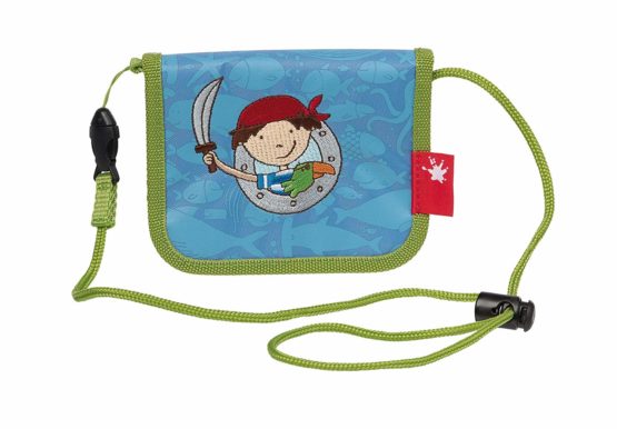Sigikid Sigikid24938 Neck Pouch, Sammy Samoa' -10 x 13 x 2 cms, Multi Colour, 10 x 13 x 2 cm - Image 2