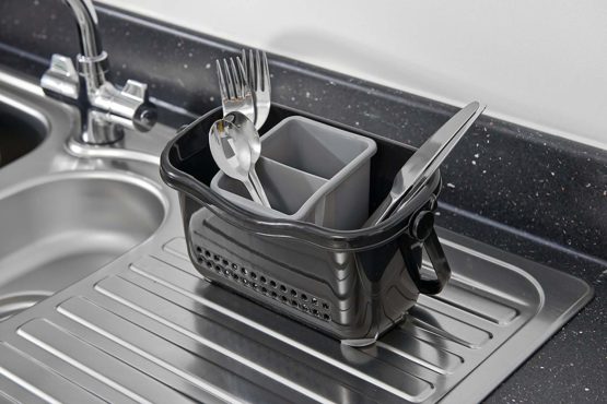 ADDIS 516436 Sink Caddy, Black/Grey - Image 4