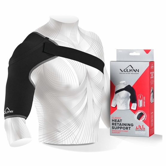 Vulkan Classic Shoulder Support Sports , Medium , Shoulder Brace for Rotator Cuff Injuries , AC Joint Support , and Dislocations , Shoulder Strap for Men and Women , Brace for Athletes and Exercising