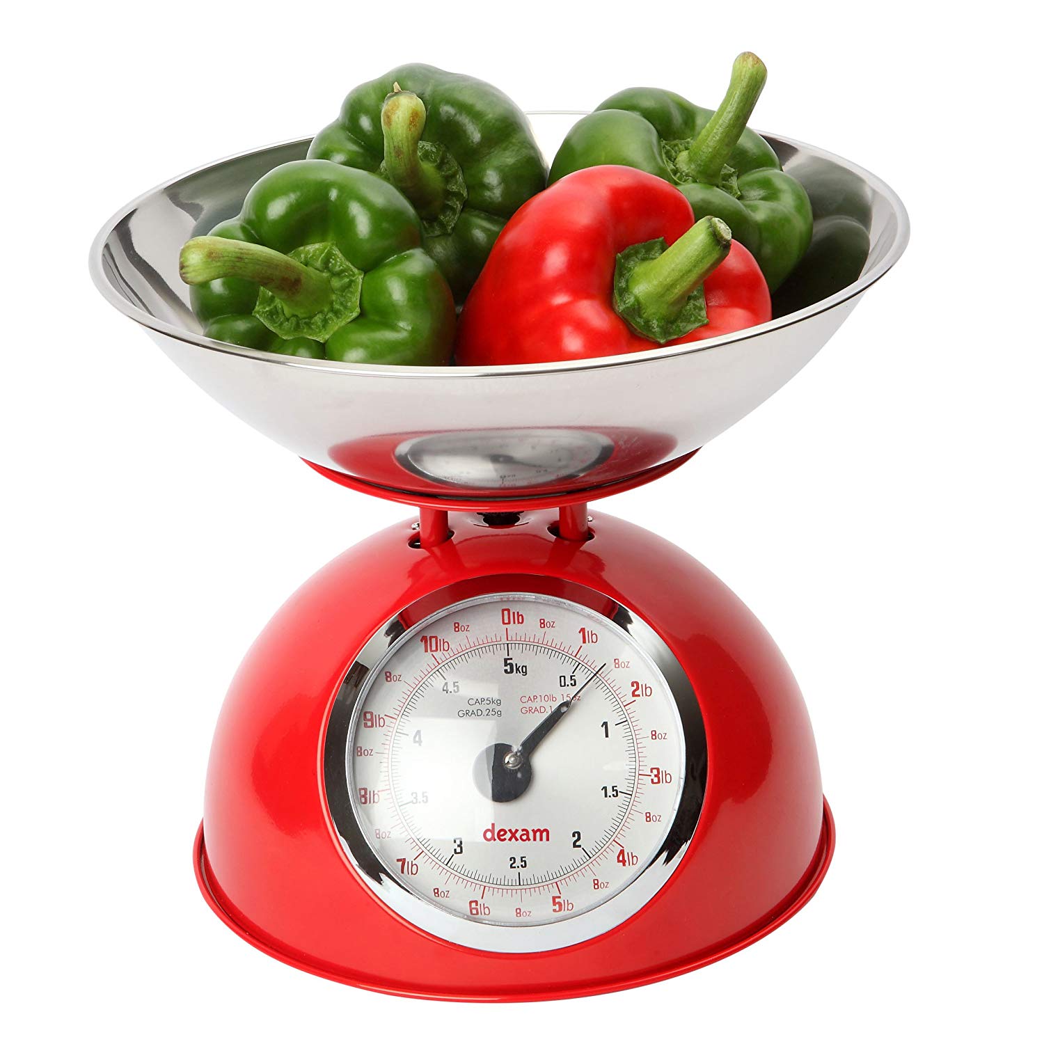Scales Mechanical Red with S S 2L Bowl