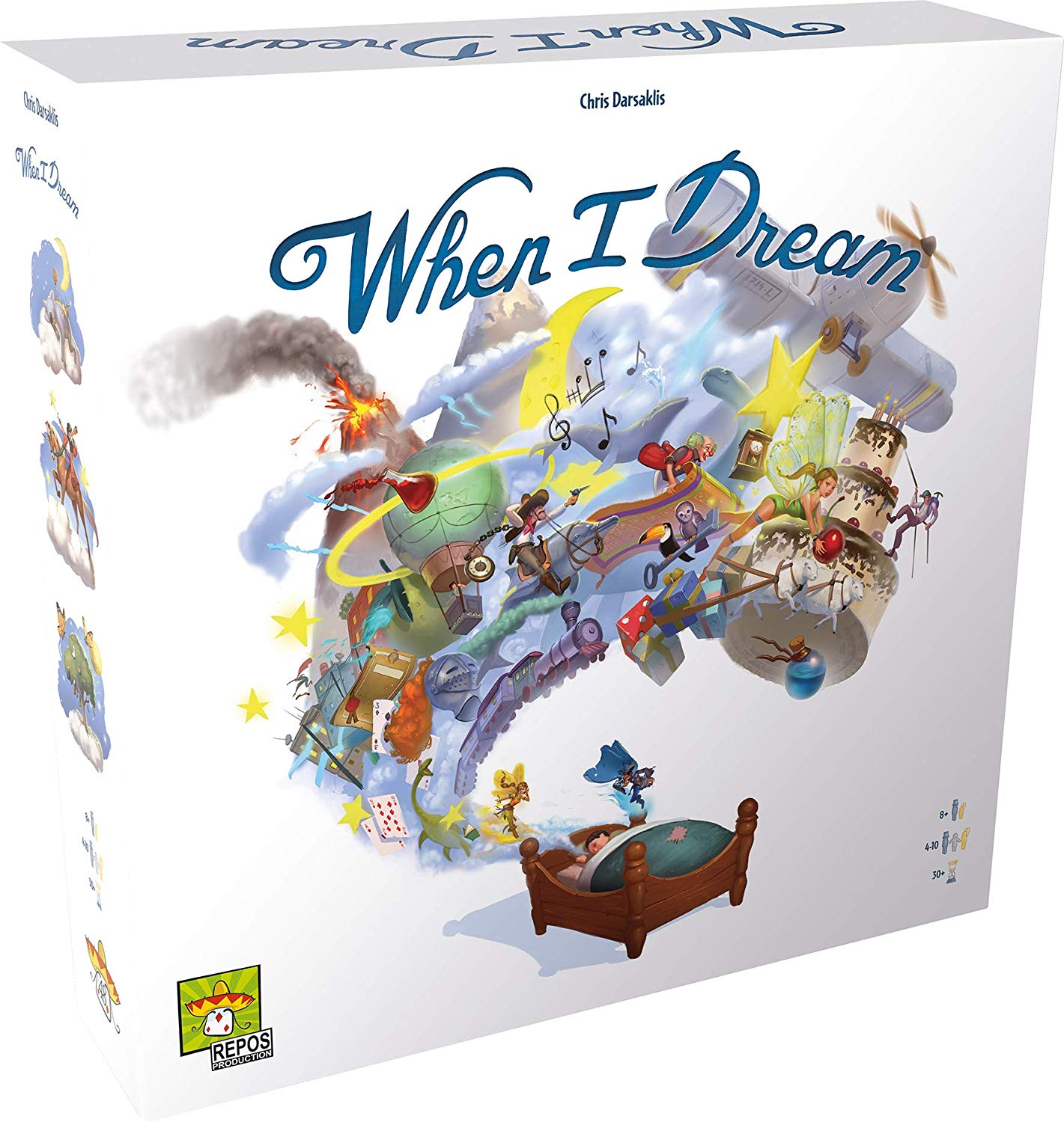Asmodee, When I Dream, Party Game for Children from 8 Years, Interpret Dreams, Dreamlike Family Board Game, 4 to 10 Players