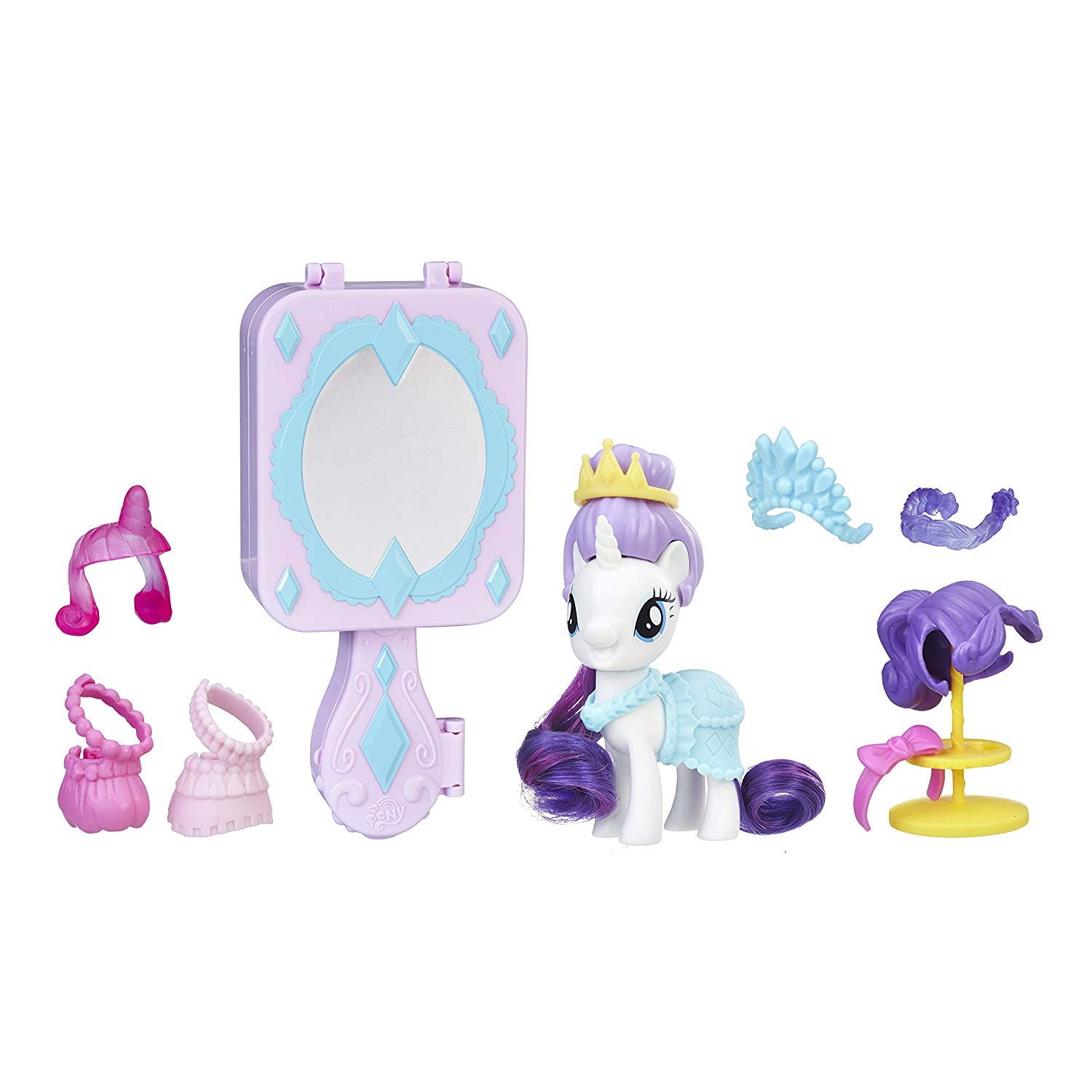 MY LITTLE PONY E0711EL2 The Movie Rarity Mirror Boutique Figure – BigaMart