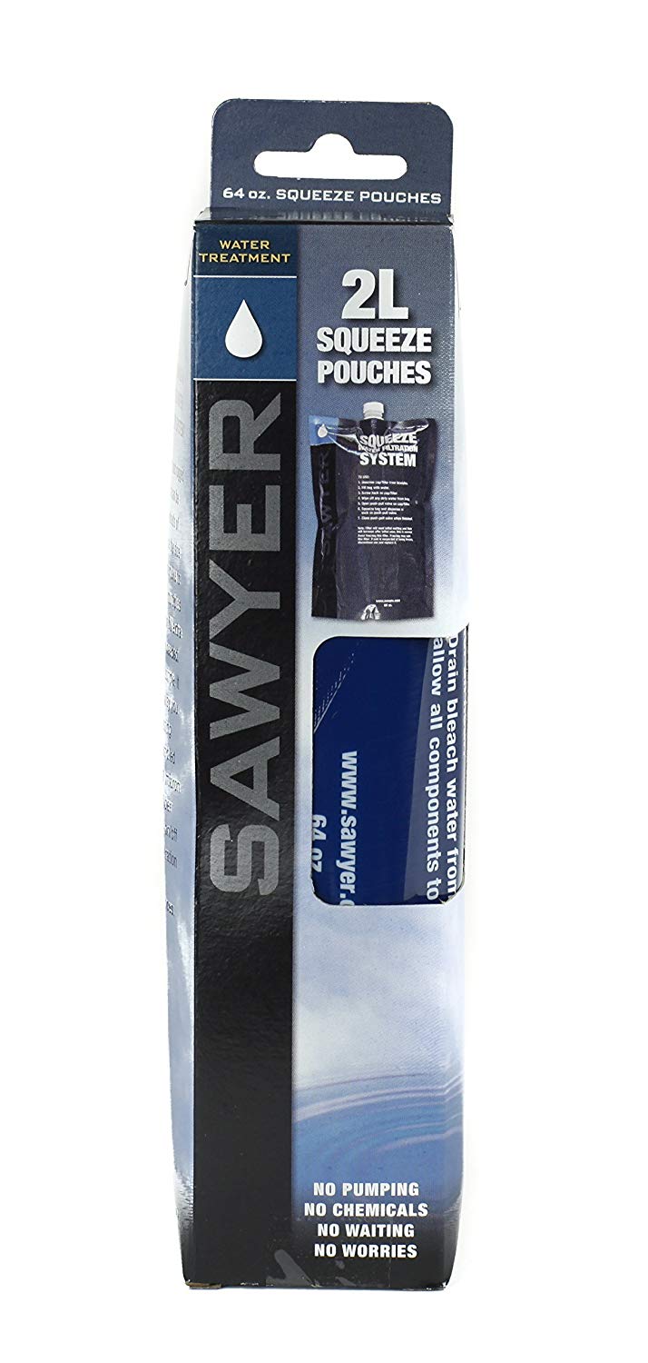Sawyer Products Squeezable Replacement Pouches - Blue, 32-Ounce - Image 2