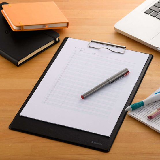 Esselte A4 Clipboard, Rigid Plastic, Black - Image 4