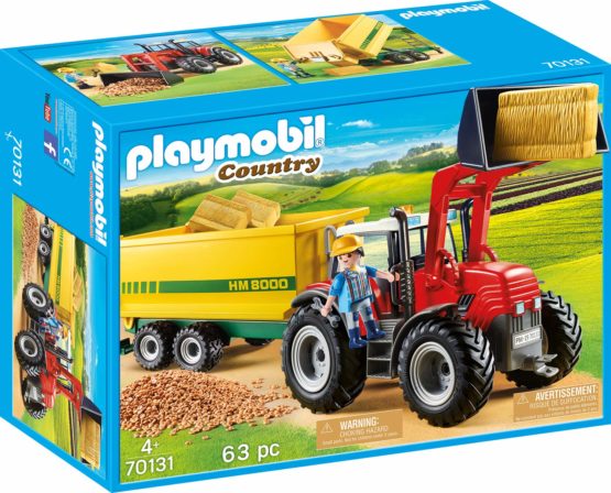 Playmobil 70131 Country Farm Tractor with Feed Trailer