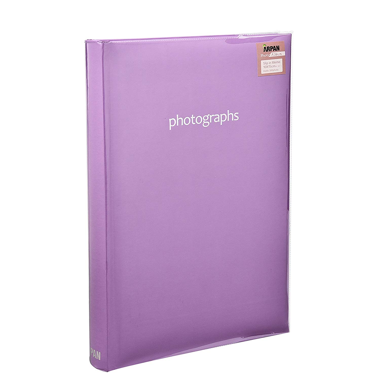 ARPAN Large Purple Memo Slip In Photo Album 300 6x4 Photos, 33 x 5 x 22 cm - Image 2