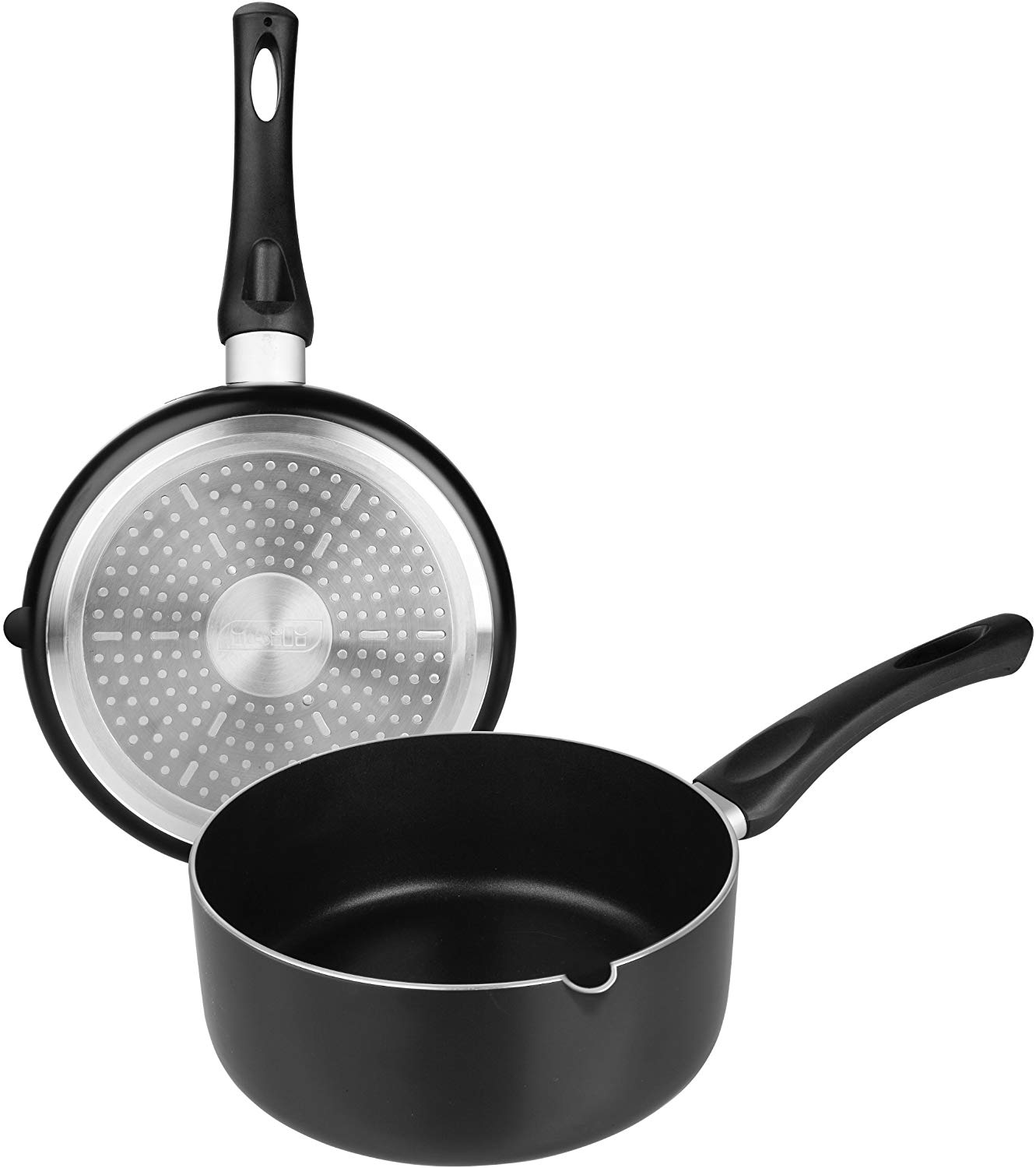 Ibili 411020 - Cazo con pico Inducta 20 cm, Black - Image 2