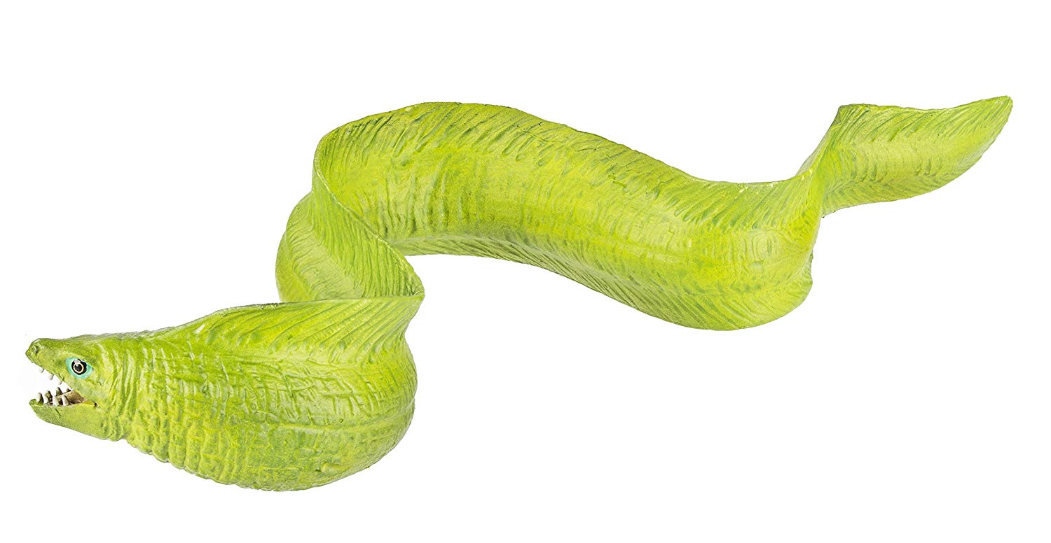 Toob Moray Eel, Green, 9 inches long and 4 inches wide - Image 4