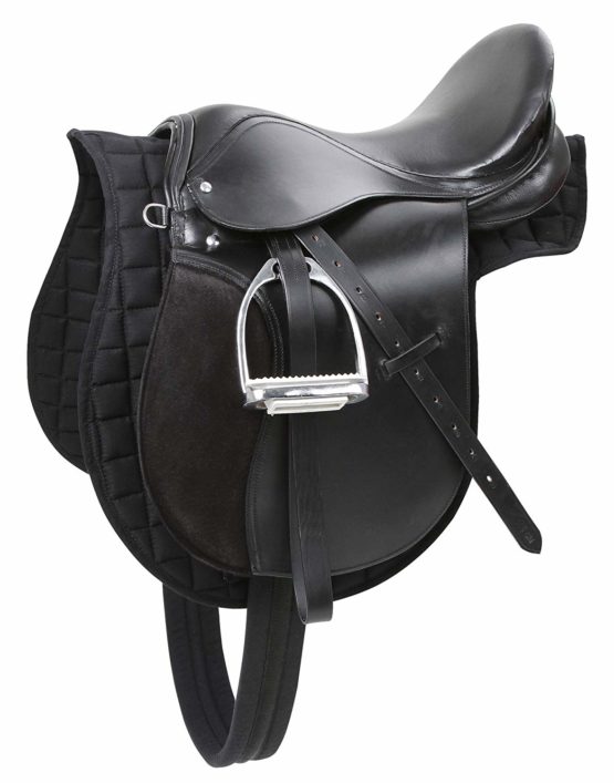 Kerbl 32285 Haflinger Saddle Set - Black
