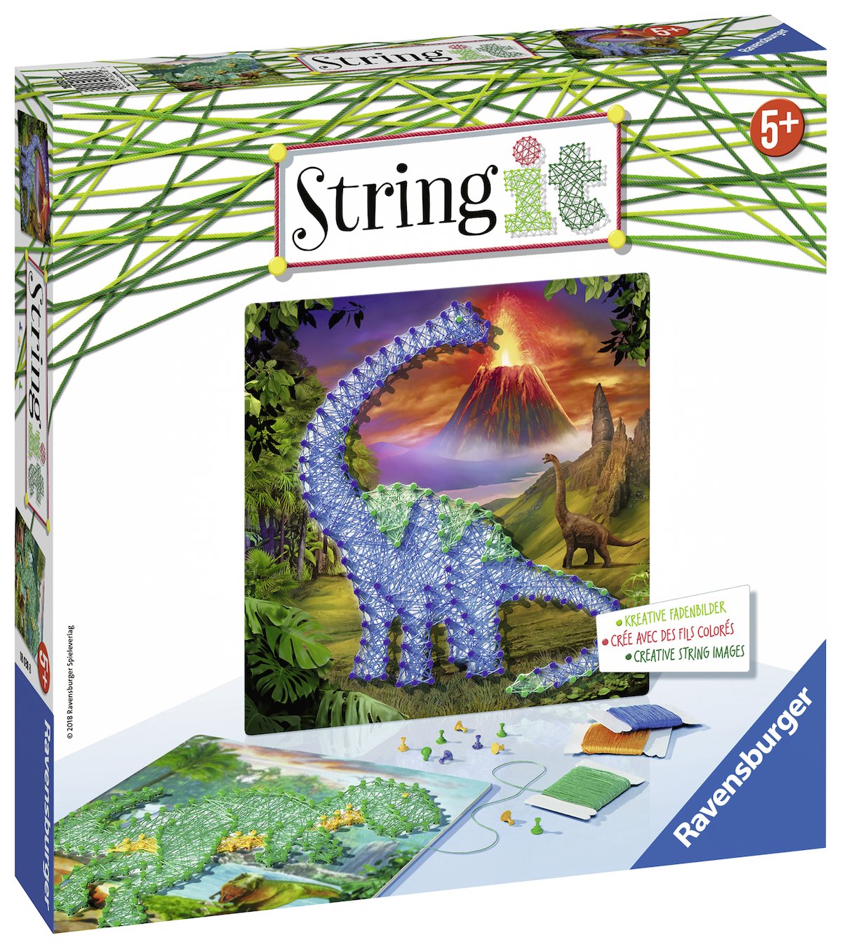 Ravensburger 18031 String Medium It: Dinosaurs Play Set