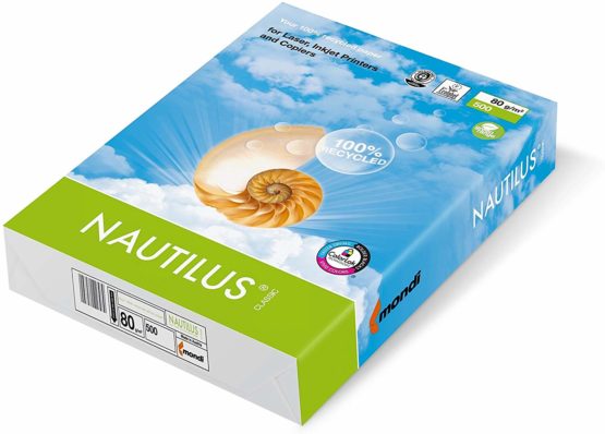 Nautilus Classic 180060940 Copy Paper 80 g/m² 500 Sheets Brilliant White