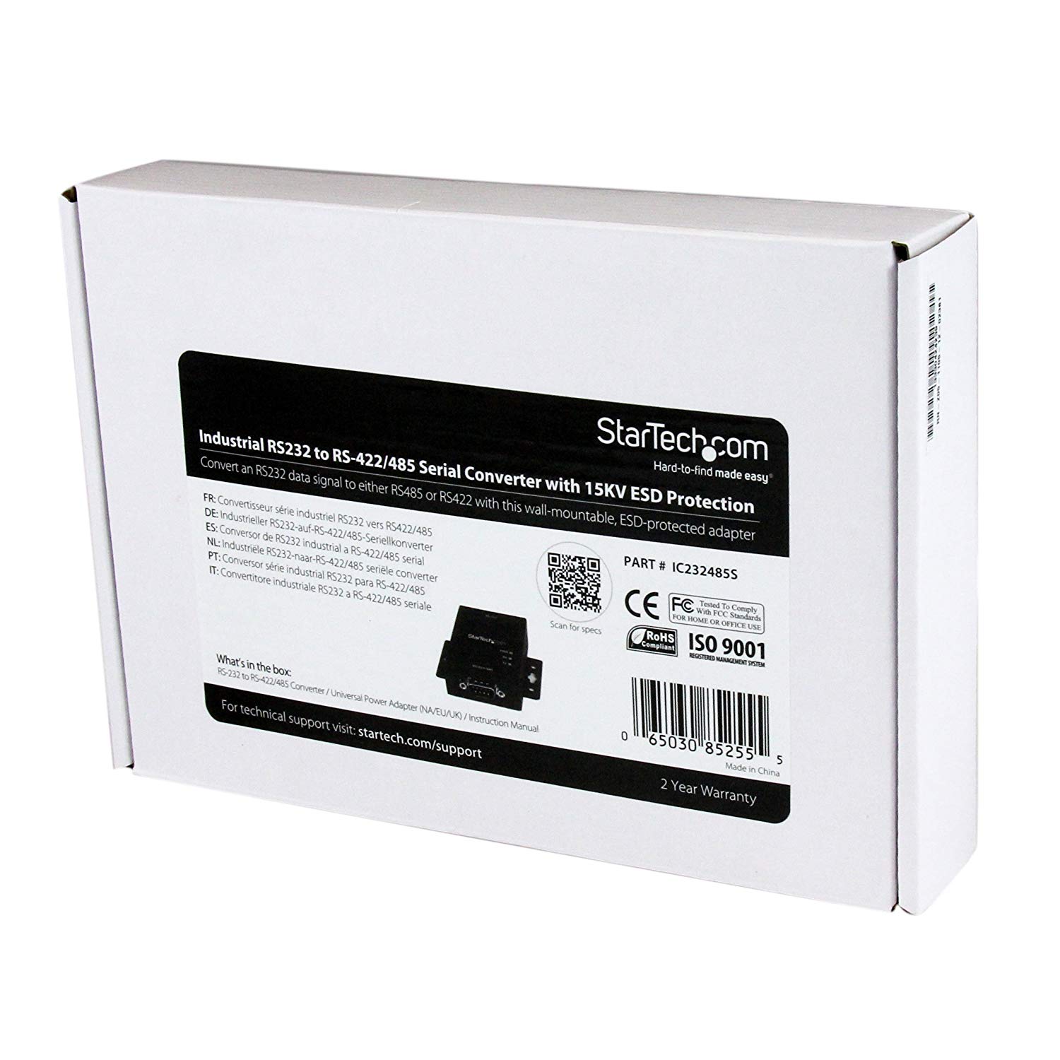 StarTech.com Industrial RS232 to RS422/485 Serial Port Converter w/ 15KV ESD Protection - Image 4