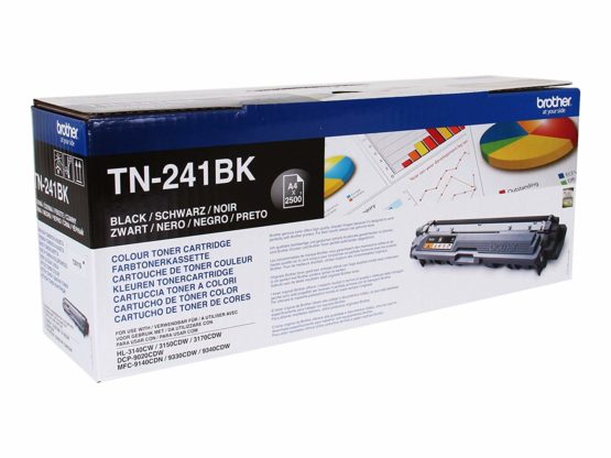 Brother TN-241BK Toner Cartridge, Black, Single Pack, Standard Yield, Includes 1 x Toner Cartridge, Brother Genuine Supplies - Image 2