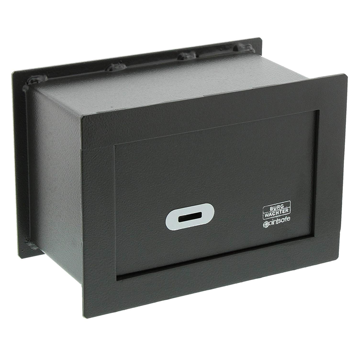 Burg-Wächter Wall Safe With Double Bit Lock, PointSafe PW S, Pack of 1, Black, black, PointSafe PW 1 S, Außen: 180x260x148mm (HxBxT)