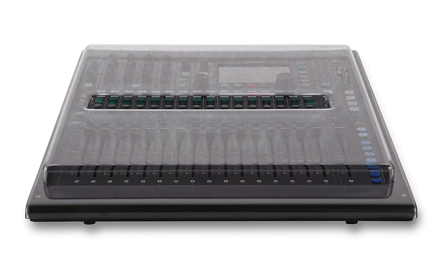 Decksaver Cover for Allen & Heath QU16, Super-Durable Polycarbonate Protective lid in Smoked Clear Colour, Made in The UK - Image 2