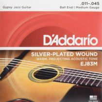 D'Addario EJ83M Gypsy Jazz Acoustic Guitar Strings 11-45