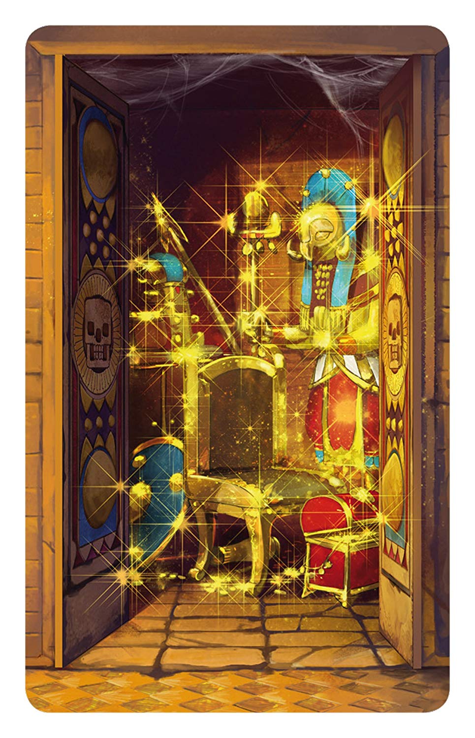 Schmidt Spiele 75046 "Temple of Terror Card Game, Gold, Medium - Image 4