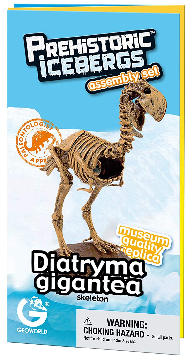 Geoworld Prehistoric Icebergs Diatryma Gigantea Skeleton Assembly Set ...